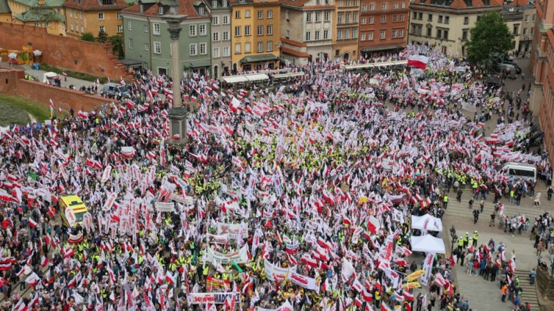 Plusieurs milliers d’agriculteurs polonais manifestent ce vendredi 10 mai, contre les réglementations environnementales de l’UE qui nuisent à l’économie, et ont appelé à un référendum sur cette question. #AgriculteursEnColere #PAC #PacteVert
euractiv.fr/section/agricu…