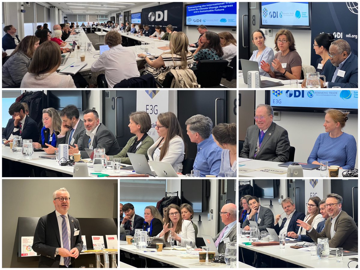 ODI_trade's tweet photo. We also launched the #VillarsFramework – a bold plan to align trade w/ the #ParisAgreement & SDGs – and discussed:
♻️#WTOReform for #NetZero
⚖️Fair #CBAMs
🌱Rethinking subsidies for a green economy
💰Unlocking trade finance for #ClimateAction
📰Read more: https://t.co/jG6eT0FPrv https://t.co/WTUWS12GGi