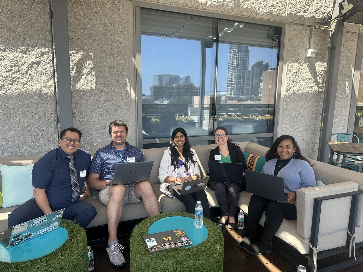 Learning and planning with great people is always enjoyable. Day 1 at the CAL-MSCS CS steering committee convening. #CSforCA #CSTAEquityFellows #CALMSCS
