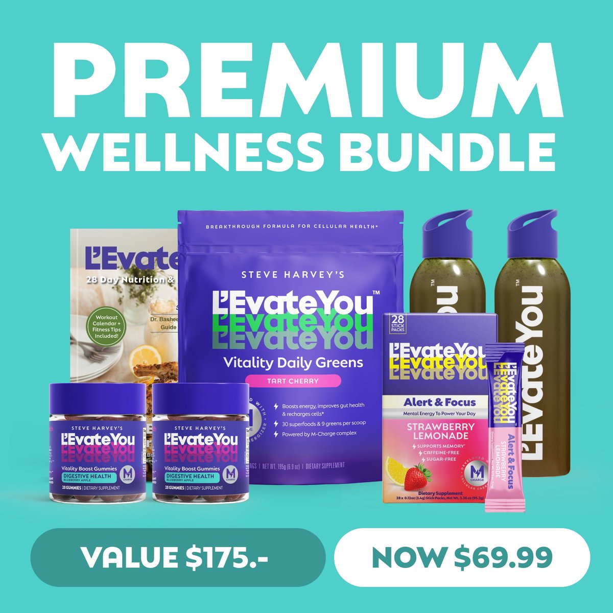 🌞☀️ Embrace the season of transformation with me! 🚀 Summer's knocking and it's time to level up our game. 🎉 EXCLUSIVE OFFER ALERT! 🎉 Get our first-time bundles, never seen anywhere else! 👨‍👩‍👧‍👦 Ultimate **For the Whole Family:** Valued at $275, now just $99.99! 🙋‍♂️ Essentials…