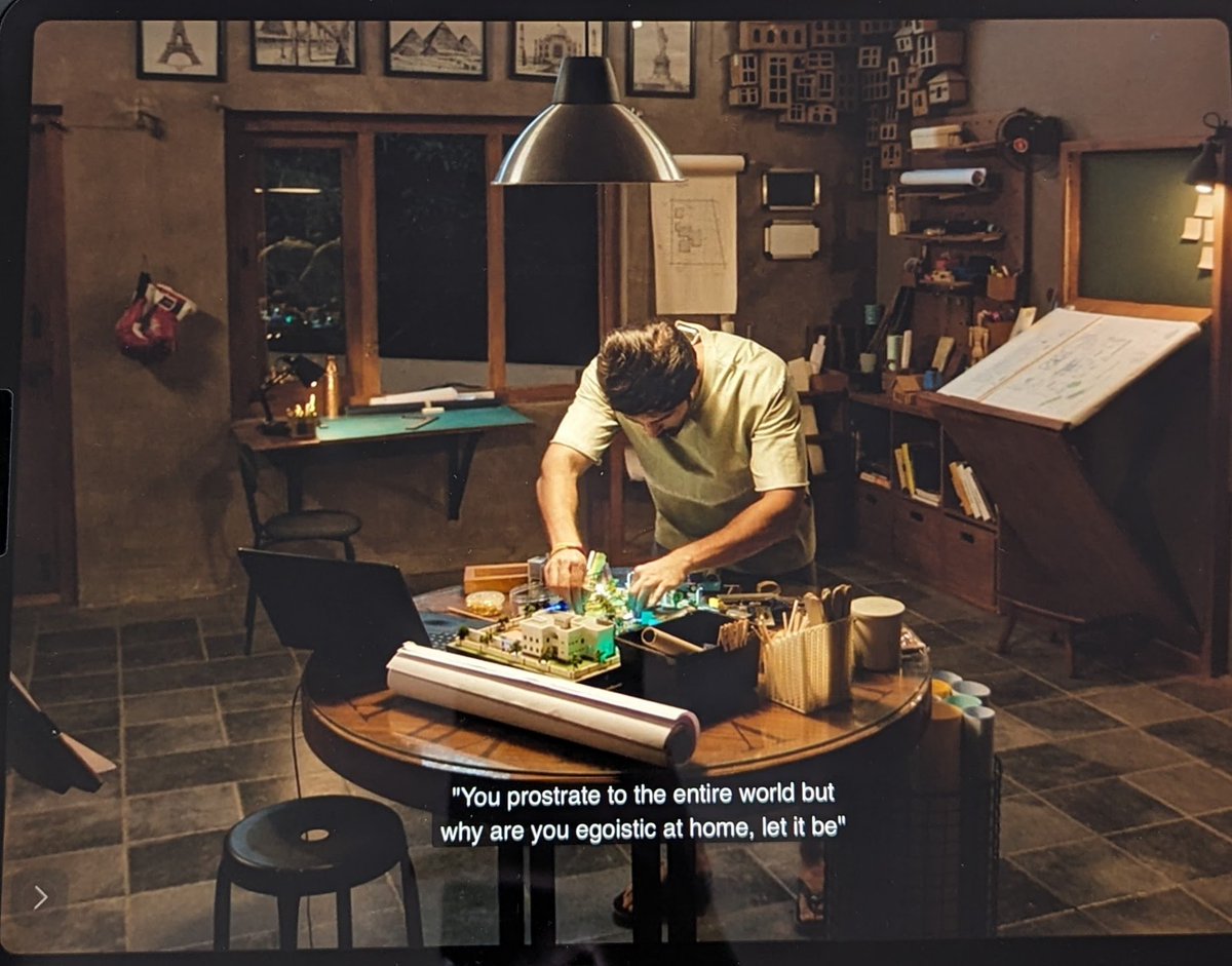 yep yeah this is a totally very realistic representation of how architects work on models, no clutter or anything 😃😃👍🏾👍🏾

(movie: the family star)
