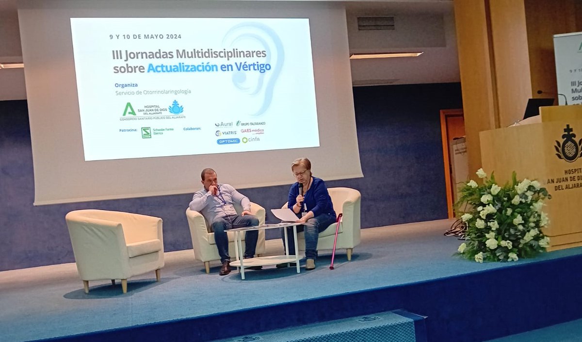 María José Fraile (@mjfraile871) on Twitter photo Esta mañana, gracias al Dr. Ruiz Clemente que me acompañó para darme seguridad,pude presentar mi ponencia representando a <a href="/asmes2016/">ASMES</a> en las Jornadas del <a href="/HSJD_Aljarafe/">Hospital San Juan de Dios del Aljarafe</a> Eran sobre el vértigo y el vértigo,temblores,dificultad para leer estaban presentes. Gracias por su comprensión. Esta mañana, gracias al Dr. Ruiz Clemente que me acompañó para darme seguridad,pude presentar mi ponencia representando a <a href="/asmes2016/">ASMES</a> en las Jornadas del <a href="/HSJD_Aljarafe/">Hospital San Juan de Dios del Aljarafe</a> Eran sobre el vértigo y el vértigo,temblores,dificultad para leer estaban presentes. Gracias por su comprensión.