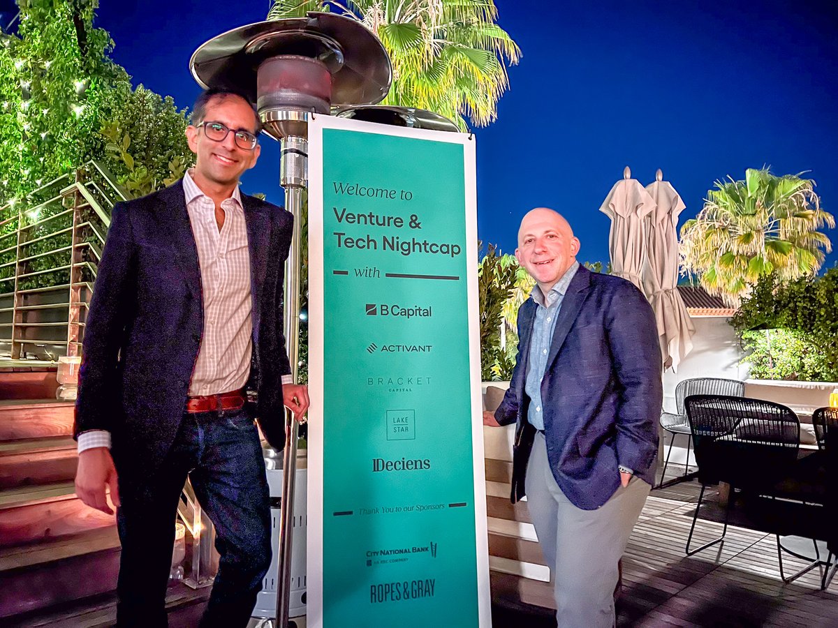 Our own @dkimerling and @sachdevi had an enriching time connecting with #venture and #tech leaders at the @MilkenInstitute Global Conference in LA. A BIG thanks to all who joined us for drinks and to our co-hosts @BCapitalGroup, @ActivantCapital, @BracketCapital & @LakestarVC!