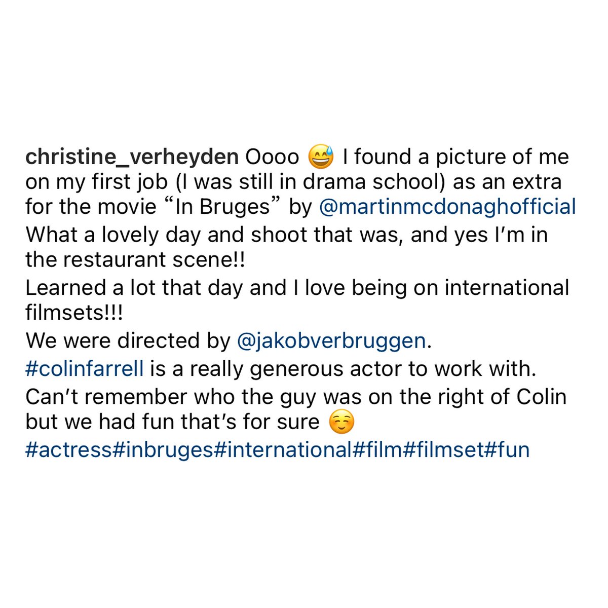 🙂
Colin Farrell 'In Bruges'
#ColinFarrell #InBruges