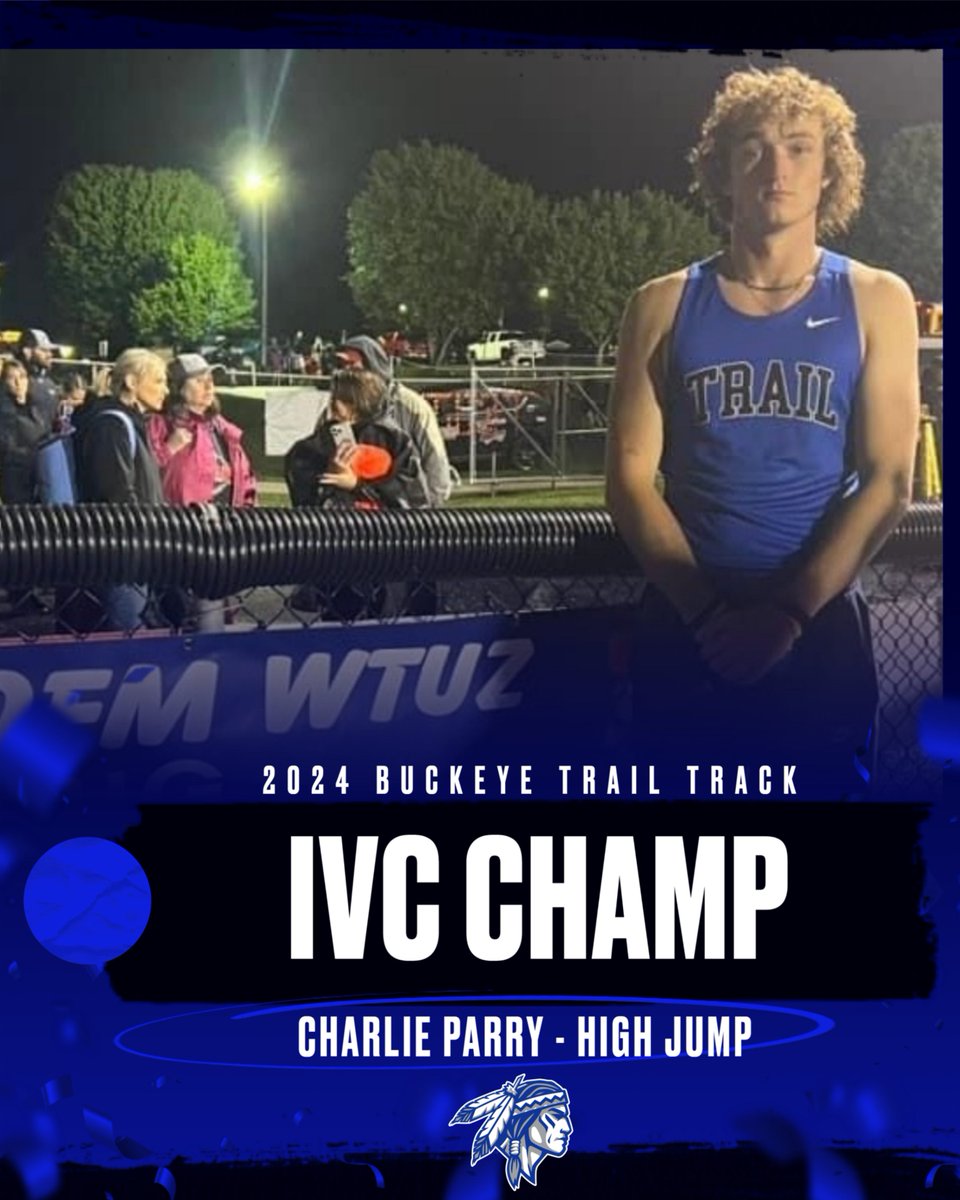 Charlie Parry is the IVC champion in the high jump clearing 5'10" Congratulations Charlie!!
#WarriorPride