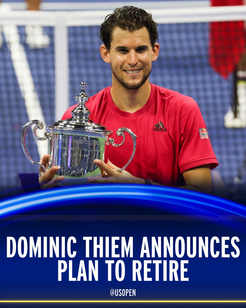 2020 US Open champion Dominic Thiem says this season will be his last.