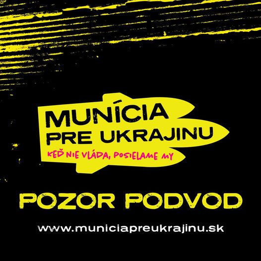 WARNING: ANOTHER SCAM WEBSITE There is another website with the name municia-pre-ukrajinu sk (official name supplemented with dashes), this is trying to confuse donors. THANK YOU FOR THE RETWEET, let's help us. The only website of our fundraising is: municiapreukrajinu.sk