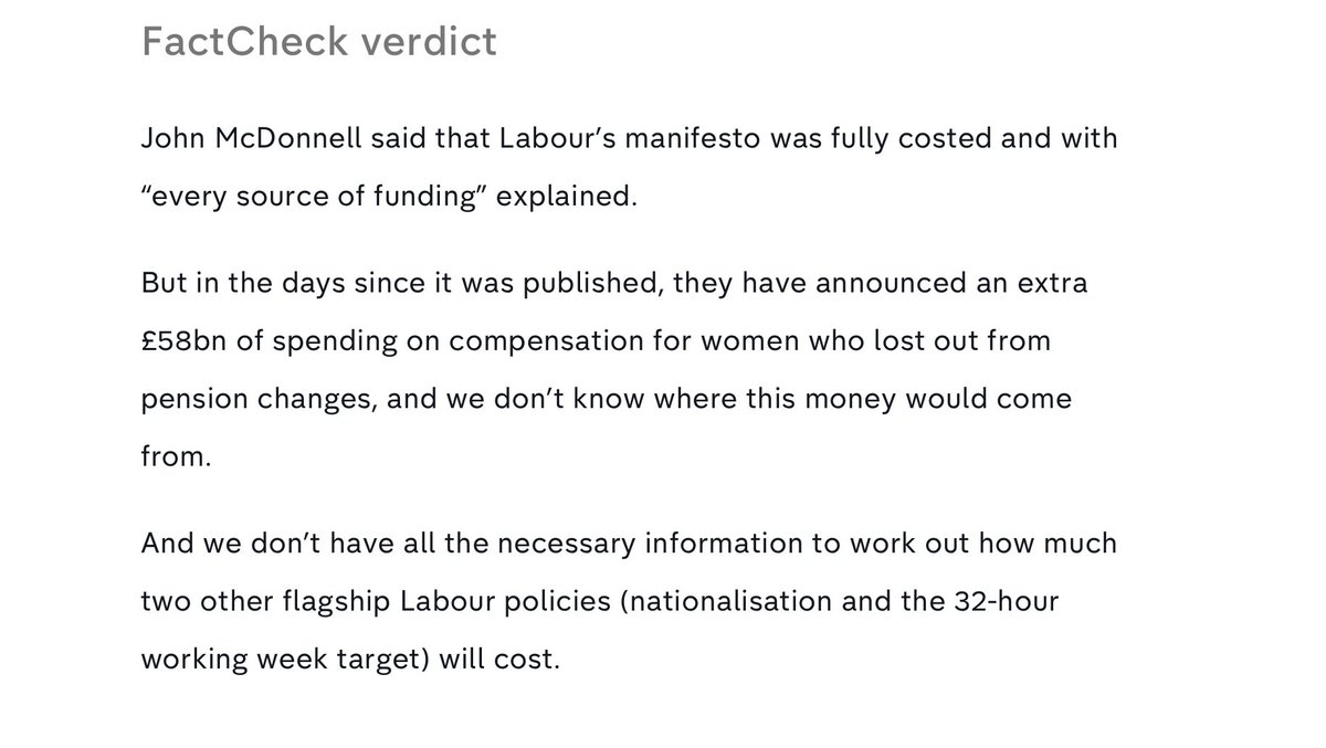 These people assume we forget. We don’t. Labour’s 2019 manifesto had great big holes in the costings. Nandy was right on #bbbqt