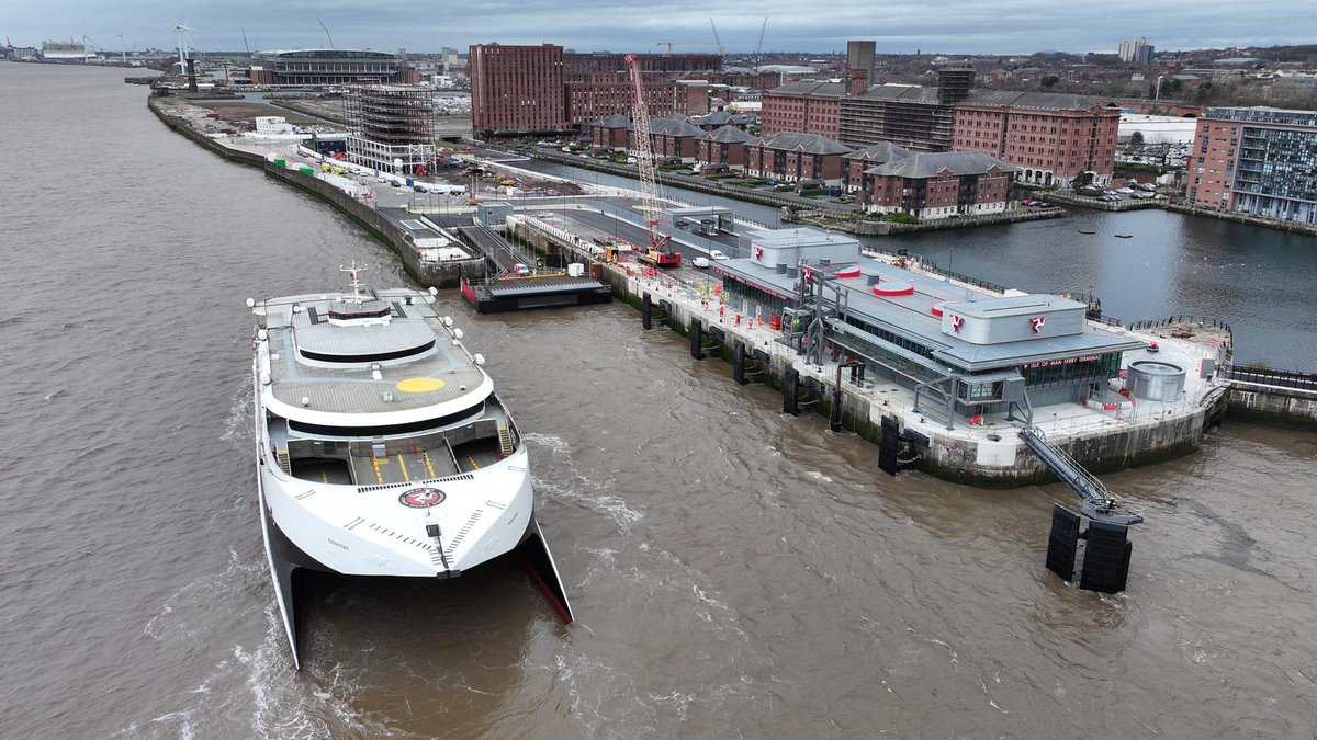 The first sailing to the #IsleofMan Ferry Terminal in Liverpool will take place after TT fortnight. Decision will ensure a smooth transition to new facility and avoid busiest and most critical time for #Manx tourism industry: gov.im/news/2024/may/… #iomtt2024 #iomtt