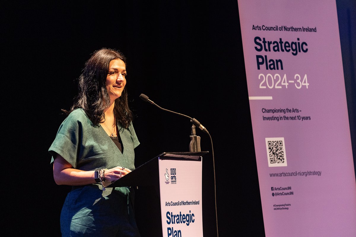 📻 Listen back to @karlygreene, Head of Strategic Development and Partnerships on @BBCRadioFoyle talking about the Arts Council's new 10-Year Strategic Plan for 2024-2034. bbc.co.uk/sounds/play/m0… (Starts at 26mins 43secs) #ACNI10YrStrategy #ChampioningTheArts #InvestInTheArts
