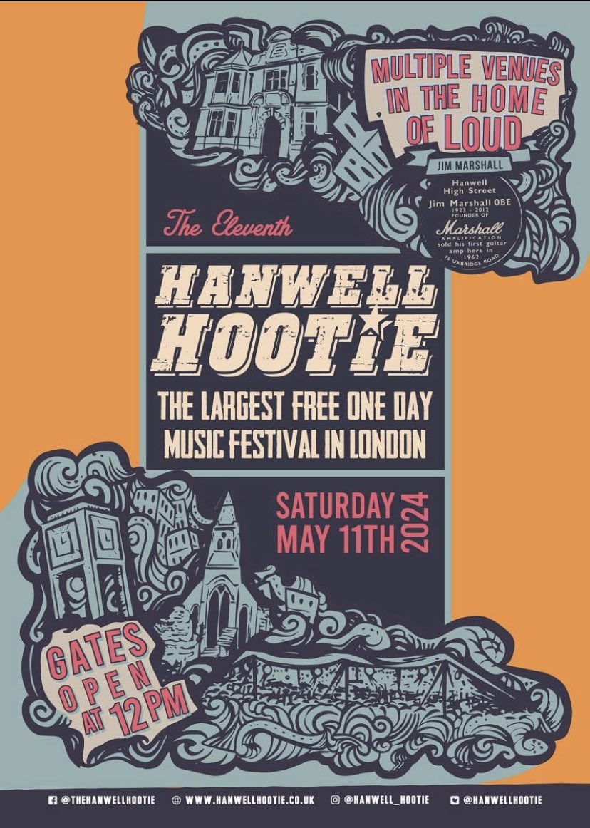 See you tomorrow @HanwellHootie catch us at The Green W7 at 15:15.