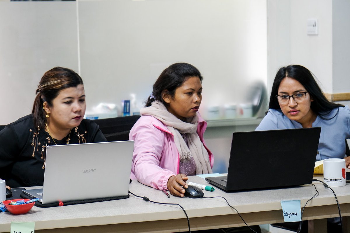 CMR_Academy's tweet photo. #Congratulations to our 3rd batch of data journalists! 13 journalists of Nepal completed our #DataJournalism course today. w/ @InterlinkAca @CMRNepal https://t.co/HV4LLyQLYV