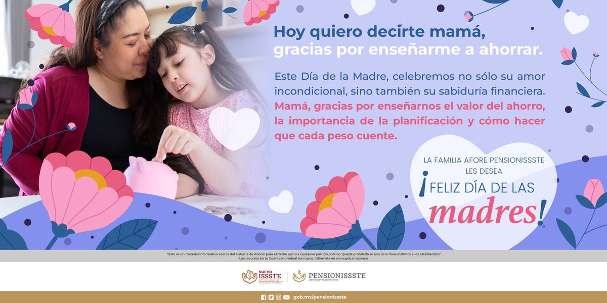 AFORE PENSIONISSSTE (@pensionissste_) on Twitter photo 🤰🏻 ¡En #AFORE <a href="/PENSIONISSSTE_/">AFORE PENSIONISSSTE</a> les deseamos #FelizDiaDeLasMadres! 🌸
❤️Gracias por brindarnos sus sabios consejos de #ahorro, administrar bien nuestros ingresos y prevenir nuestro futuro.
#diadelasmadres
#Afore
#FelizViernes 🤰🏻 ¡En #AFORE <a href="/PENSIONISSSTE_/">AFORE PENSIONISSSTE</a> les deseamos #FelizDiaDeLasMadres! 🌸
❤️Gracias por brindarnos sus sabios consejos de #ahorro, administrar bien nuestros ingresos y prevenir nuestro futuro.
#diadelasmadres
#Afore
#FelizViernes