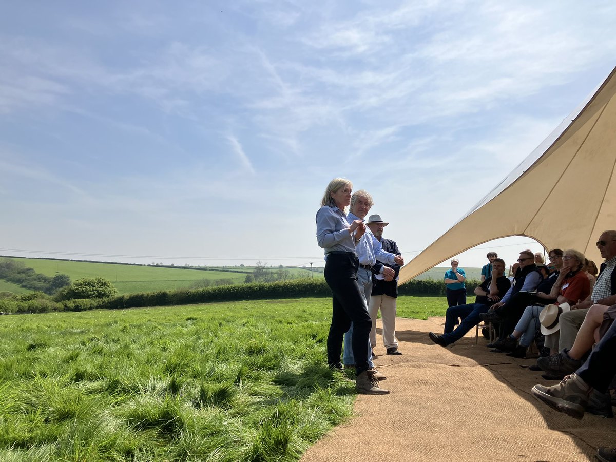 Fantastic day to celebrate all we’ve achieved at Lyscombe @DorsetWildlife @NaturalEngland A great example of how we can make a difference to water quality, enable housing and make space for nature to thrive, so that everyone can benefit.