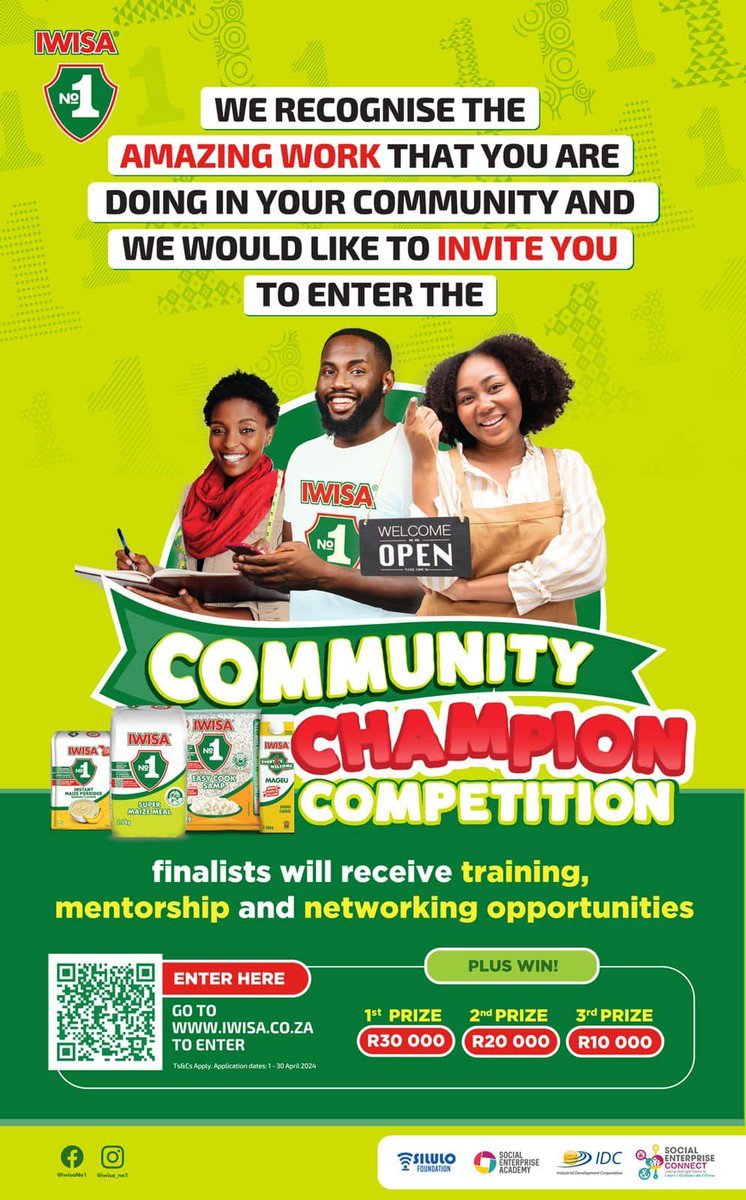 Exciting Announcements Silulo Foundation has partnered with IWISA NO.1 for the Community Champion Competition. If you run an eKasi business that is making a difference in your community, this is for you! This competition is aimed at recognising and rewarding township…