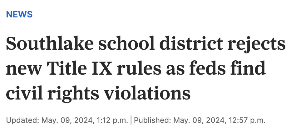 From @TXLoneStarLive: Public statements from state and local officials opposing the #TitleIX updates were attached to Carroll ISD's resolution, including Gov. , Tarrant County Judge Tim O’Hare and Texas state Reps. Nate Schatzline, Steve Toth, Brian Harrison and Tony Tinderholt.…