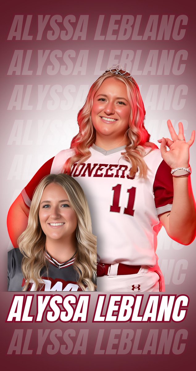 2024 𝗚𝗥𝗔𝗗𝗨𝗔𝗧𝗘 🎓 This week, we’re celebrating our graduating Pioneers! We’re so proud of their continuous pursuit of excellence! 👤: Alyssa LeBlanc 🥎: @TWUSoftball 🎓: Kinesiology #PioneerProud