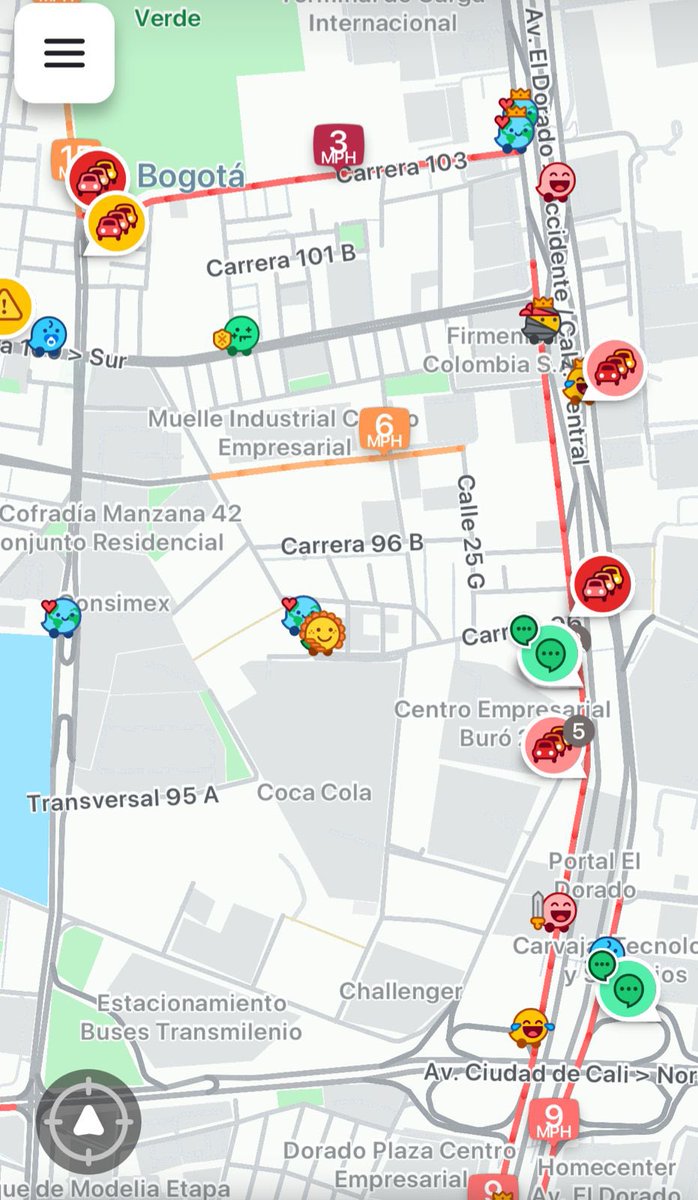 #ElDoradoInforma | 🚗 A esta hora la calle 26 presenta tráfico medio a @BOG_ELDORADO. En el transcurso del día, revisa tu desplazamiento al aeropuerto para evitar contratiempos en el itinerario. ✈️