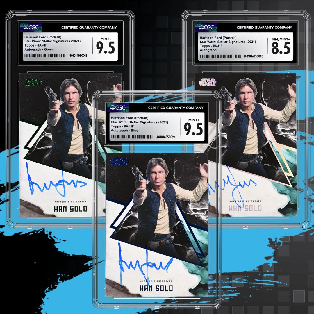 Let's celebrate #ForceFriday with some incredible news! 🚨🙌 You can now add your CGC-graded Star Wars cards to the CGC Cards Registry! 🤩 The CGC Cards Registry is a fun and free way to organize and display your CGC-certified TCGs and non-sports cards, now including Star Wars