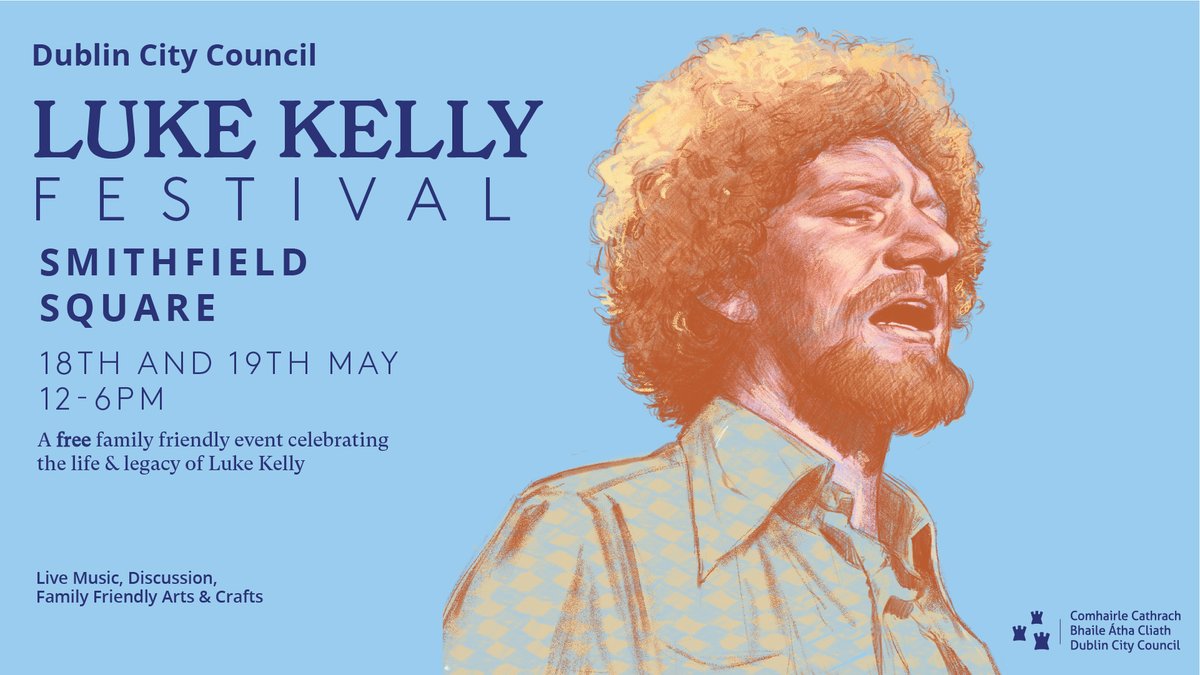 Dublin City Council Luke Kelly Festival returns to Smithfield Square this May 18 & 19. With great live music, family friendly arts and crafts, sports and lots more, there's something for the whole family to enjoy so make sure to pop down between 12pm and 6pm to join the fun!…