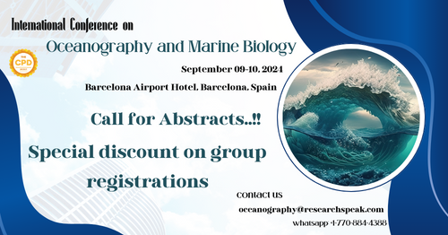 Speaker slots are filling up quickly! Reserve your spot now before it's too late. Only a few slots left!
submit abstract scisynopsisconferences.com/oceanography/a…
#oceanography #marinebiology #oceanengineering #maritimenews #ocean #oceanography2024 #BlueMission #MissionOcea