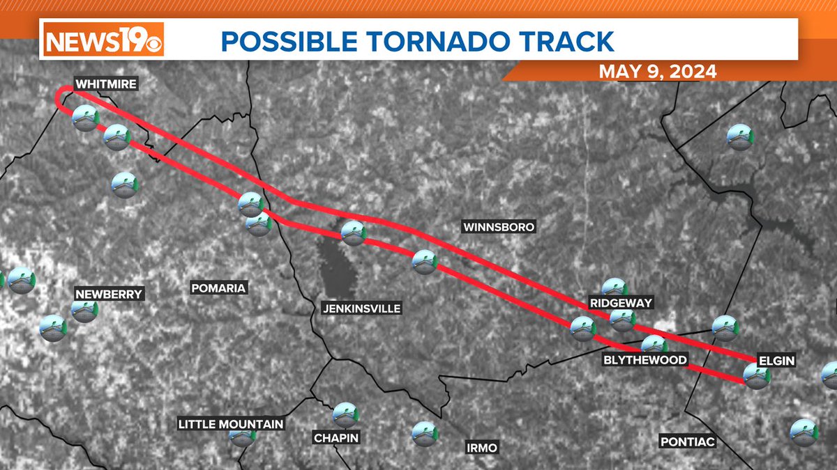 A survey team from the National Weather Service is going to investigate this possible tornado. We should know more about this storm later today. #SCWX