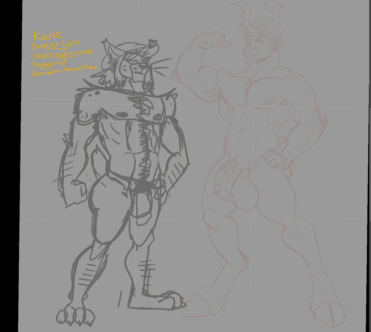 alex.⠀

I litterally spent about 4 hours just sketching and erasing various concepts, but I /finally/ have one I enjoy.

It's just a gesture, so I'll do the actual sketch maybe tommorrow.-