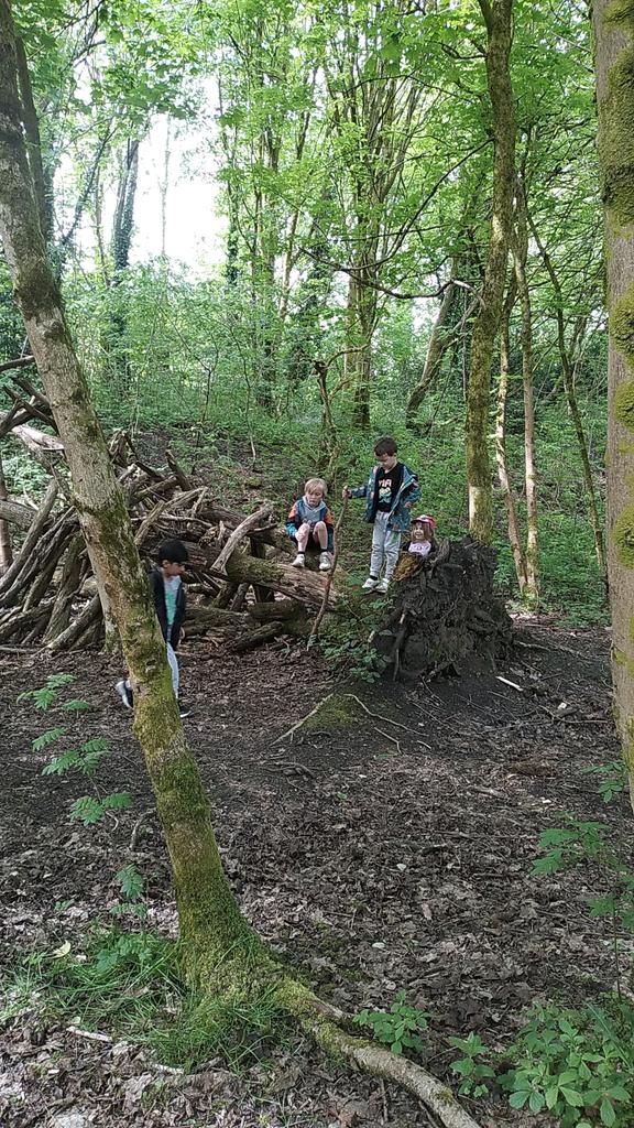 StannesrcOL4's tweet photo. Lets go explore in the woods #leesbrook #forestschool #year1 https://t.co/HXQK2zgTPv