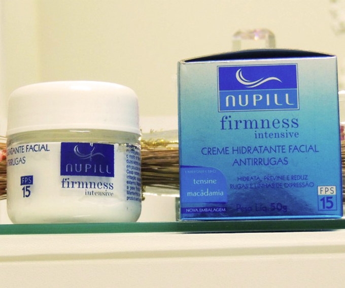 Nupill Creme Hidratante Antirrugas Tensine Fps 15 50G Azul