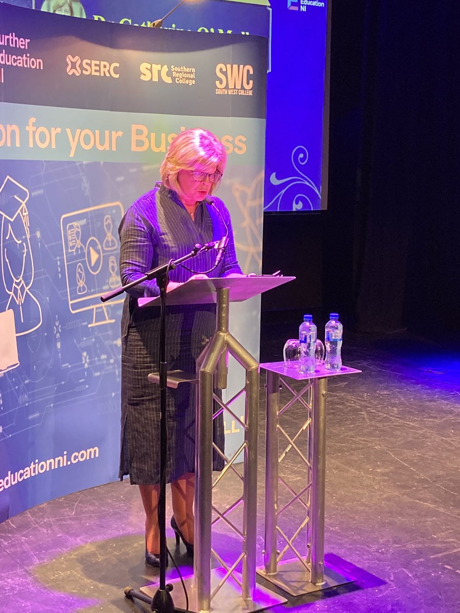 ‘We are delighted to have collaborated together in the sector’ says NWRC’s Director of Curriculum Dr. Catherine O’Mullan, ‘to deliver quality skills and innovation.’ Speaking at our @WesternHSCTrust celebration event @NRCCollege @S_ERC @nwrc_bsc #feforme @Further_NI