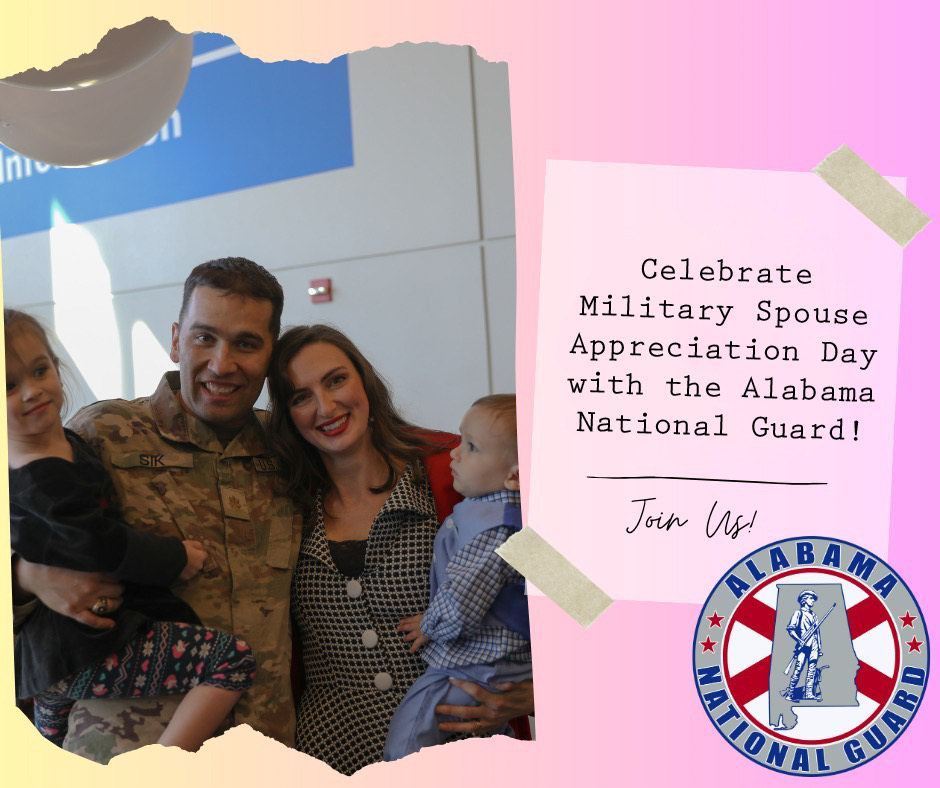 𝐌𝐢𝐥𝐢𝐭𝐚𝐫𝐲 𝐒𝐩𝐨𝐮𝐬𝐞 𝐀𝐩𝐩𝐫𝐞𝐜𝐢𝐚𝐭𝐢𝐨𝐧 𝐃𝐚𝐲! ❤️ -Today, we salute the resilient spouses who support our Guard members. Our Guard spouses are ESSENTIAL to the success of our missions! 🇺🇸

Share YOUR Guard spouse or words of encouragement!

#TheGuardIsFamily