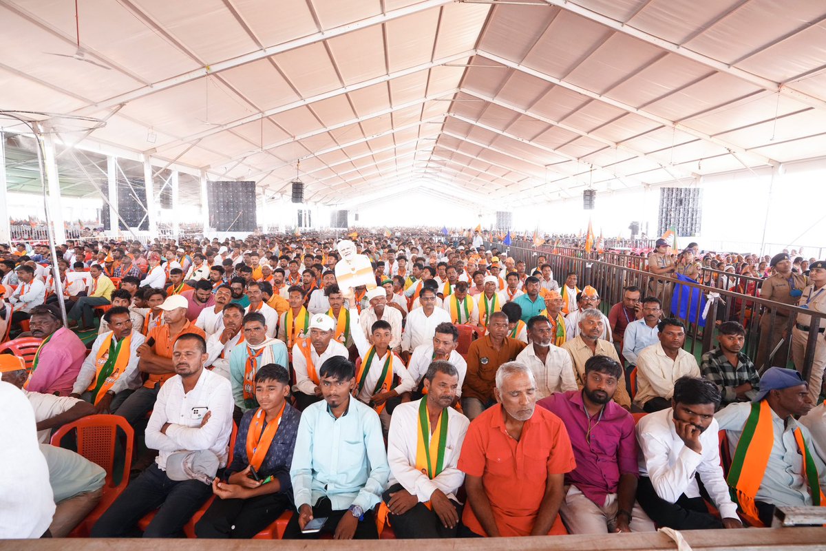 🕥 10.30am | 10-5-2024 📍 Nandurbar | स. १०.३० वा. | १०-५-२०२४ 📍 नंदुरबार. 🪷 BJP MahaVijay Sankalp Sabha of Hon PM Narendra Modi Ji at Nandurbar for BJP LokSabha Candidate Dr. Heenatai Gavit for Nandurbar LokSabha Constituency 🪷 मा. पंतप्रधान नरेंद्र मोदीजी यांची नंदुरबार…