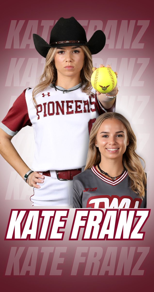 2024 𝗚𝗥𝗔𝗗𝗨𝗔𝗧𝗘 🎓 This week, we’re celebrating our graduating Pioneers! We’re so proud of their continuous pursuit of excellence! 👤: Kate Franz 🥎: @TWUSoftball 🎓: Kinesiology #PioneerProud