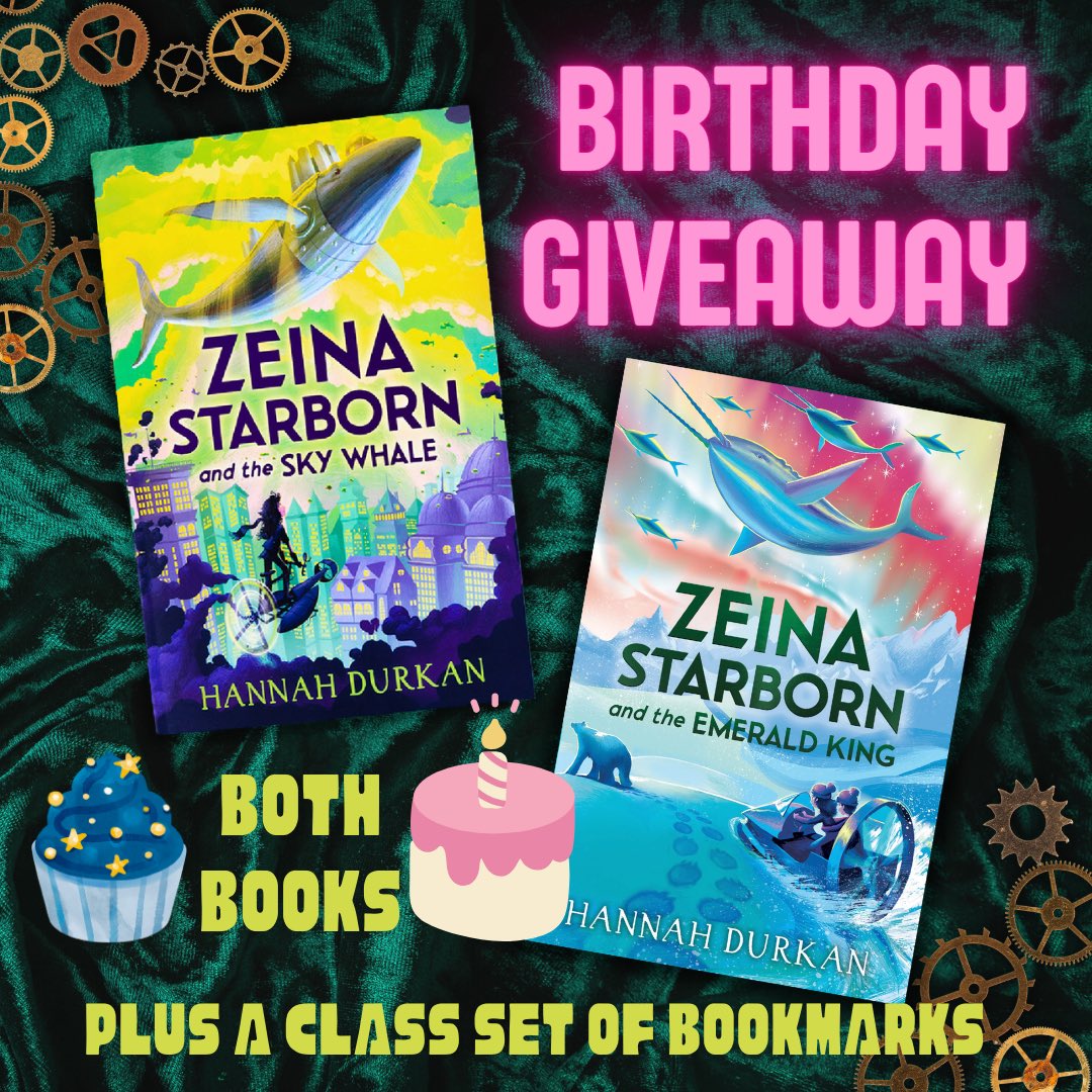 It my birthday today and Zeina turns 2 on Sunday which means it’s time for a #BOOKGIVEAWAY 

To enter:
Follow, ❤️ and RT
Comment below with your favourite bookish gift! 

Winner drawn Friday 17th May at 1pm (UK only) #booklovers #BookTwitter #kidslit #teachertwitter #bookgiveaway