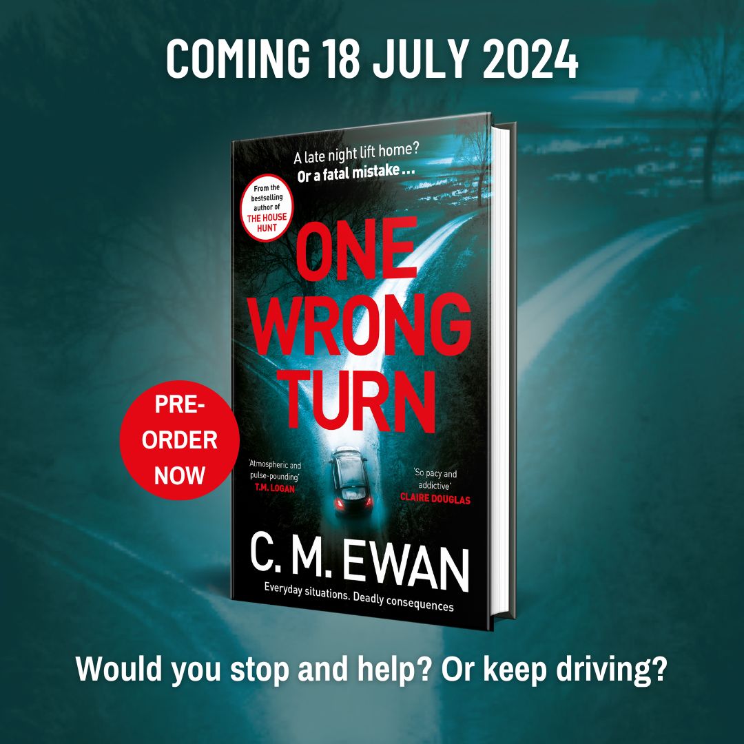 I just reviewed the 'Unputdownable' One Wrong Turn by C. M. Ewan. Thank you @panmacmillan & @chrisewan for the opportunity to read and review this fantastic novel! Full review in comments. #OneWrongTurn #NetGalley #BookTwitter #BookReview #thrillerbooks