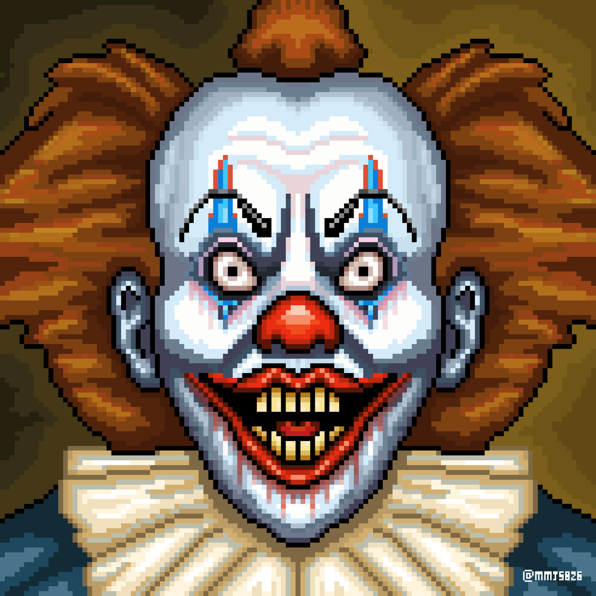 NftShowroom's tweet photo. // BEHIND THE ART //

The jester of nigthmares by @mmjs826 🤡

'a clown-shaped creature that will whisper your worst fears in your ear while you sleep'

COLLECT HERE: https://t.co/tLs7JKicXe

BLOG POST: https://t.co/tmjvfpwIqZ https://t.co/HpgI1ept3s