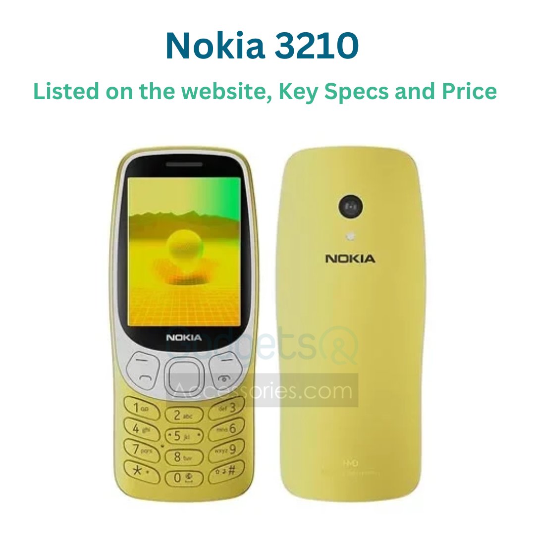Bringing back the nostalgia with the legendary Nokia 3210!

Check Price and Specs👇
gadgetsandaccessories.com/gadget/nokia-3…

#nokia #nokiapakistan #nokiamobiles #nokia3210 #smartphone #gadgetsandaccessories #gadgets #accessories #technology #engineering #Pakistan