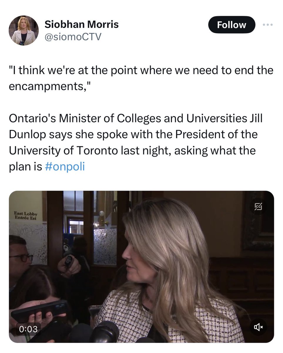 Reminder: the Provincial Minister of Colleges and Universities has no authority over this. Our ON Universities are independent and governed as such. Higher ed institutions across the province are suffering from historically low levels of public funding. She should focus on that.