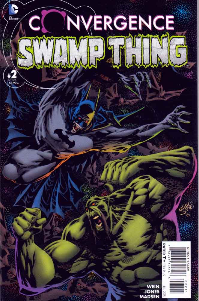 #ConvergenceSwampThing #2 (2015) #KelleyJones Cover And Pencils, #LenWein Story 'The Night Has A Thousand Eyes!' rarecomicbooks.fashionablewebs.com/Convergence%20…  #KeyComicBooks #DCComics #DCU #DCUniverse #KeyIssue #Swampthing