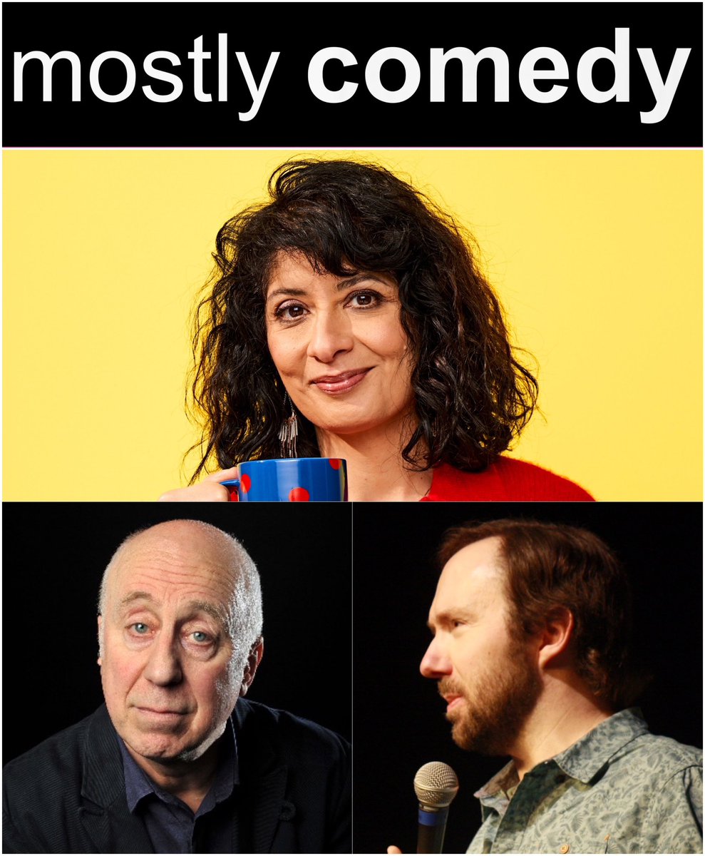 NEWS! We close July’s Hitchin #MostlyComedy Fest with two nights at the QMT. Thurs 25th’s gig with @zoelyons & Daniel Cook goes on presale/general sale on 25th/27th May, while Friday 26th with @ShappiKhorsandi & @normanlovett1 goes on sale on 1st/3rd June. mostlycomedy.co.uk