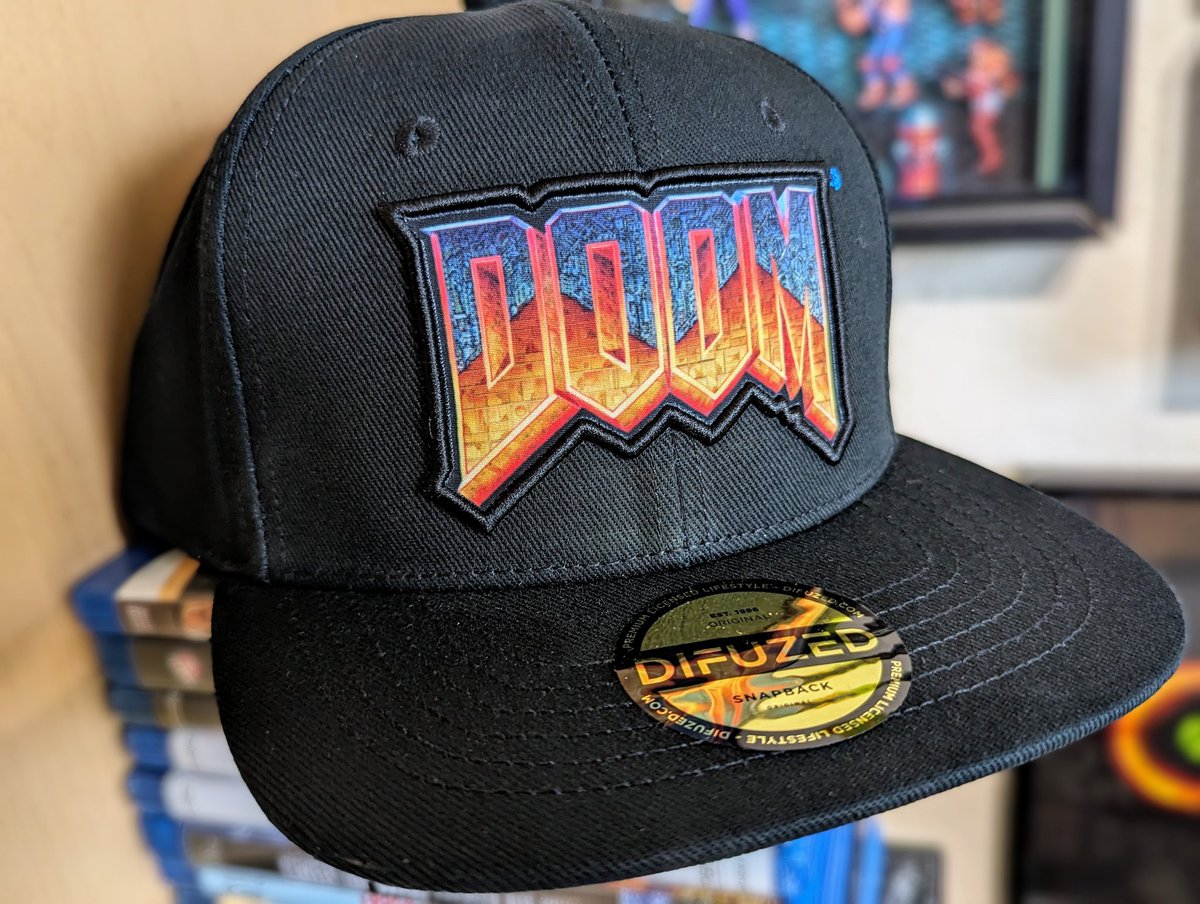 My new #Doom hat.
@DOOM @idSoftware @BethesdaStudios @bethesda_de

#DoomEternal #egoshooter #shooter #gaming #games #gamer #retrogaming #retrogamer #retrogame #GamersUnite #videospiel #Videogame #ShareYourGames