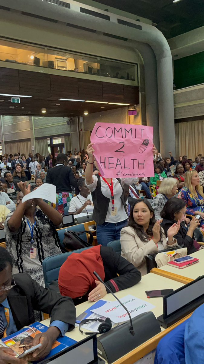 We cannot speak of the interests of future generations without prioritizing the right to health, among all economic, cultural and social rights. #Commit2Health #2024UNCSC #OurCommonFuture @ITPCglobal @Yplus_Global @WACIHealth