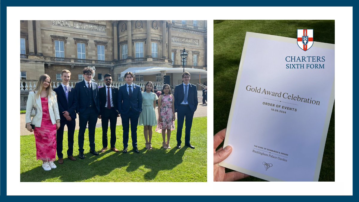 What a fabulous way to celebrate achieving their #GOLD @DofE award at Buckingham Palace toady!
We are SO immensely proud of these young adults who embody our school values of #Unity #Respect #Excellence.
Congratulations 🥇🥳
#GoldAwards24 #YouthWithoutLimits