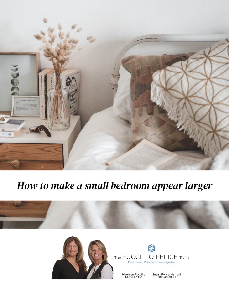 Make small bedrooms look bigger with simple changes: hang curtains high, use large rugs, sconces over lamps, colored bedding, and mirrors. Follow for more home hacks! 

#fuccillofeliceteam #sumoteam #homegoals #housegoals #fuccillofeliceteam #sumoteam #homegoals #meandyou