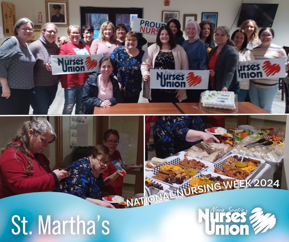 Members of St. Martha's Local had a wonderful evening celebrating National Nursing Week. Their gathering was filled with engaging conversations, delicious food, and of course, cake! Attendees also had the opportunity to participate in a #NNW Draw to win exciting prizes.