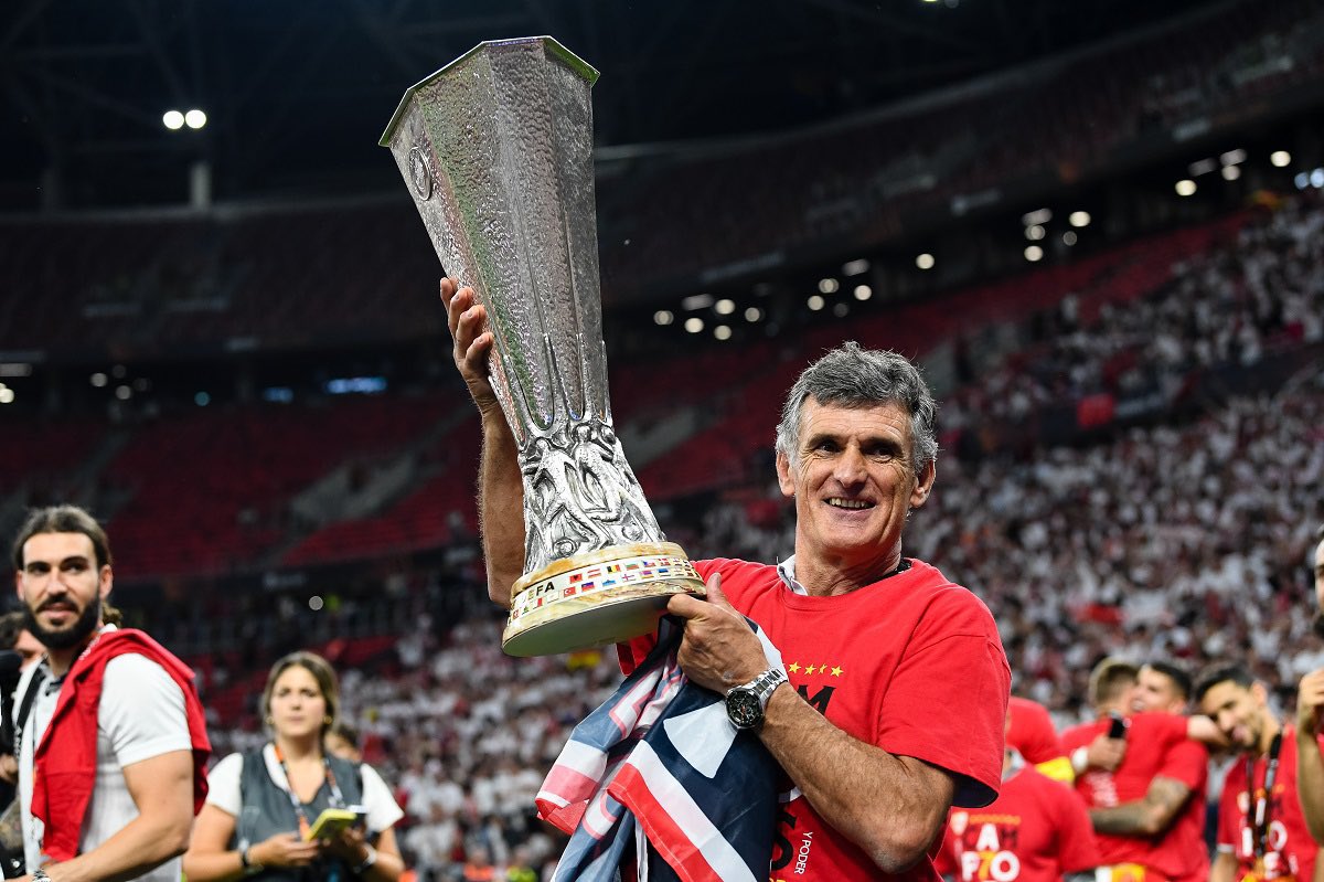 I spent far too long researching this but here’s a stat for you…

If Jose Luis Mendilibar wins the Conference League with Olympiacos he will become only the second manager to have won a major European Trophy in consecutive seasons with different clubs.