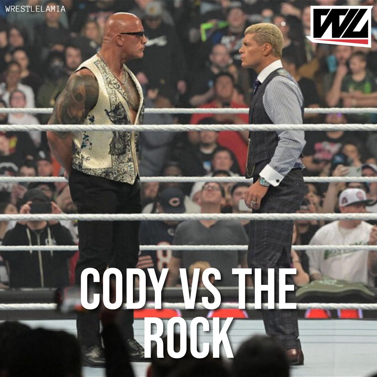 Plans are for Cody Rhodes vs. The Rock for WrestleMania 41. People's Champion vs WWE Champion 🔥 (WON)