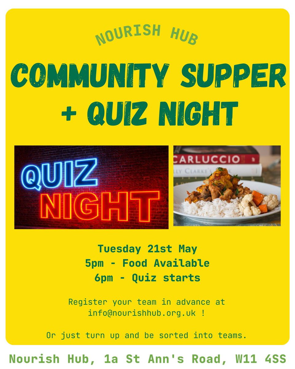 Get ready to test your knowledge and satisfy your taste buds at our free community quiz night! 🍴🧠 Join us for a fun-filled evening with dinner included! 🎉 #QuizNight #CommunitySupper #TeamBuilding #Food Date: Tuesday 21st May Time: 5-7pm
