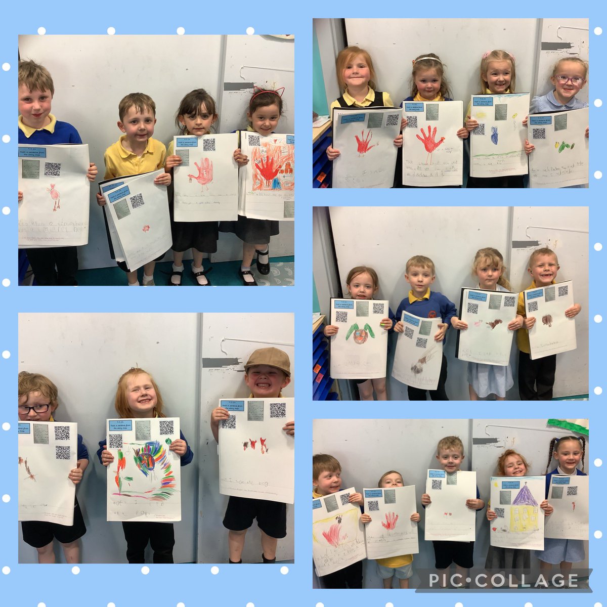 We have worked hard in Dosbarth Glas this week to write sentences from the story ‘The Little Red Hen’! 🐓