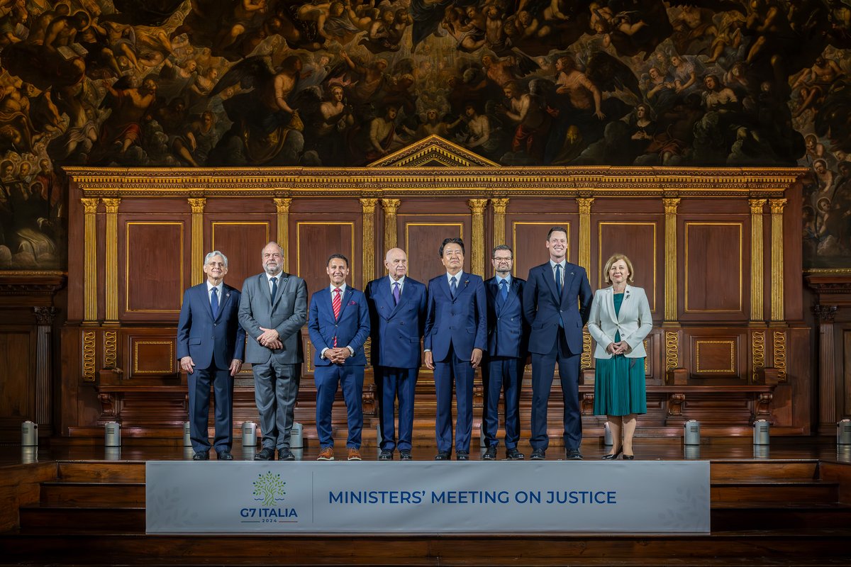 The Final Declaration of the #G7 Ministers’ meeting on Justice is available on the #G7Italy website 👇 g7italy.it/en/documents/